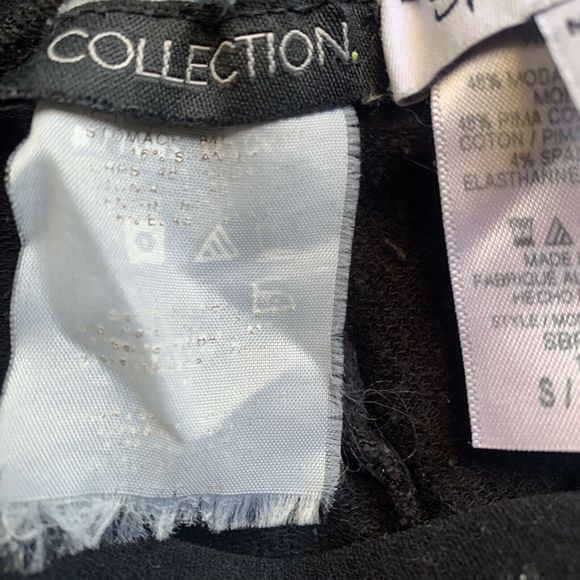 Splendid Full Panel Black Maternity Pants Leggings Size Small - soft and comfy - Picture 7 of 11